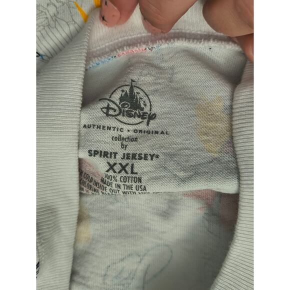 WALT DISNEY WORLD SPIRIT JERSEY shirt pinocchio dumbo ink and paint ADULT XXL - Picture 3 of 6